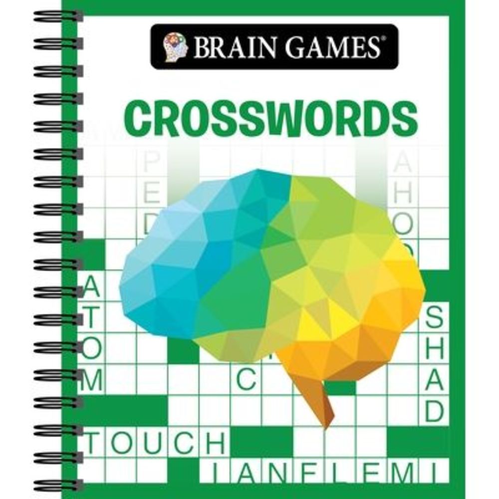 Brain Games - Crosswords (Poly Brain Cover) -- Publications International Ltd